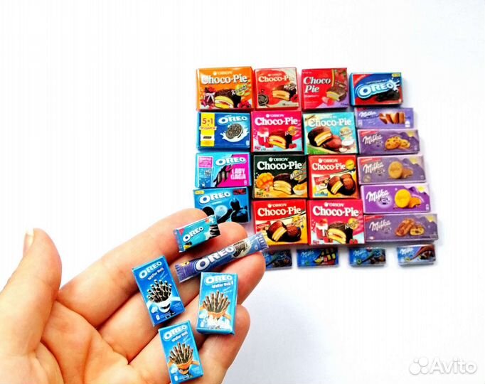 Миниатюры Milka, Oreo и другие