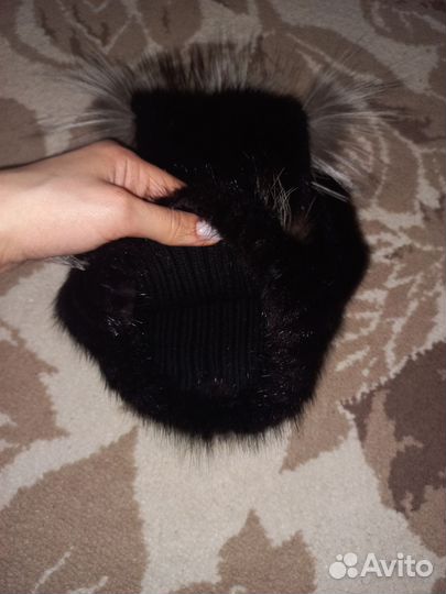 Шапка женская норковая