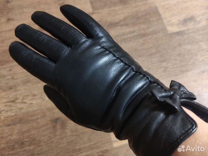 Перчатки женские кожаные р 8