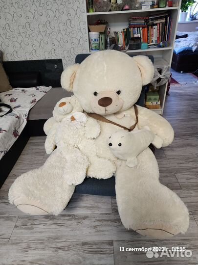 Большие плюшевые медведи