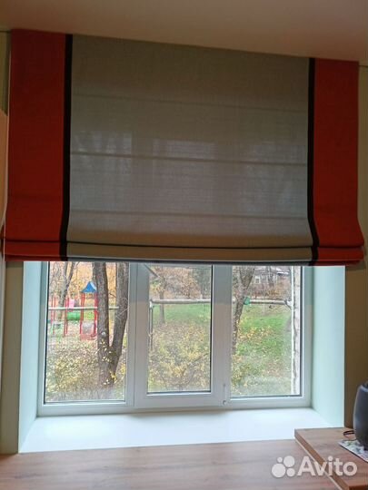 Римские шторы на электроприводе на заказ