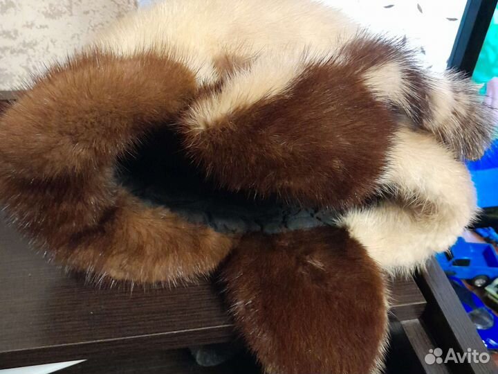 Шапка норковая женская 56р