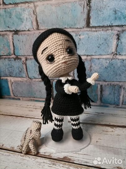 Кукла Уэнсдей Адамс.Wednesday Addams