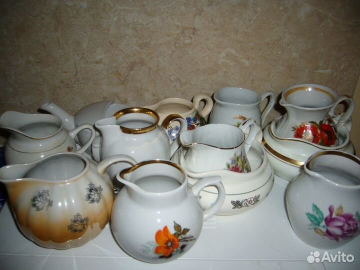 Молочники и сахарницы Дулево, Вербилки, лфз