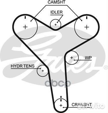 Комплект ремня грм Toyota camry (V2 ) 3.0 24V