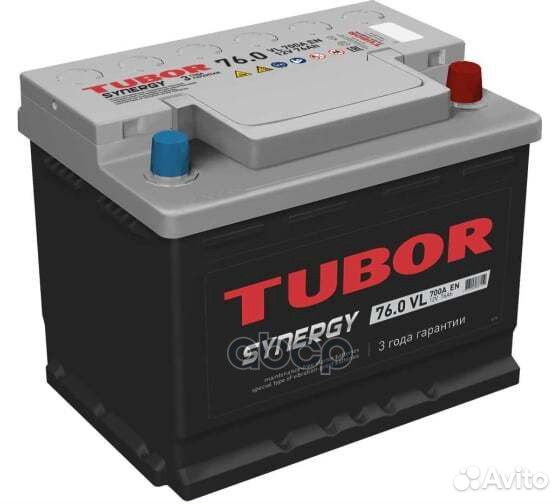 Аккумулятор tubor Synergy 76А/ч обратная