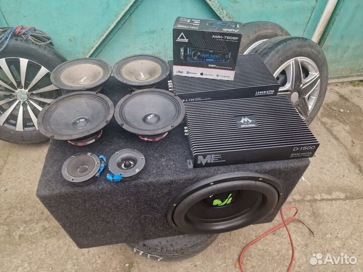 Саб 2400w моноблок 3000w усилитель 1500w