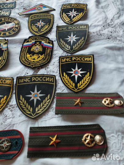 Нашивки шевроны мчс России