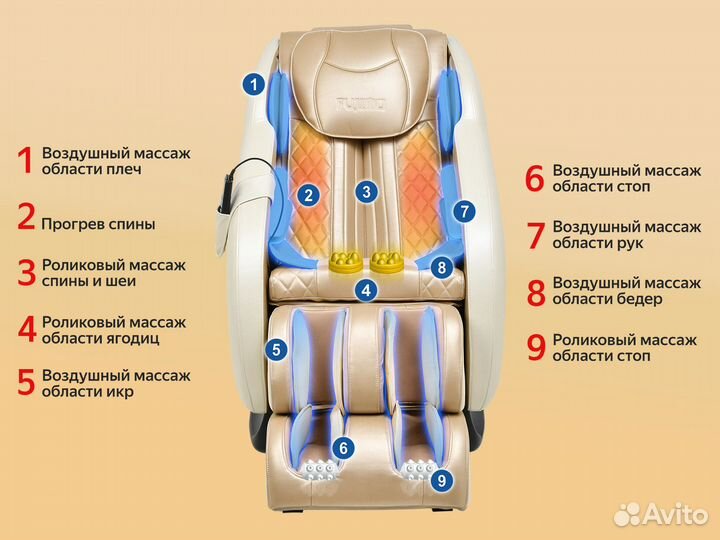 Массажное кресло