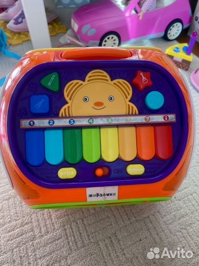 Детский развивающий кубик