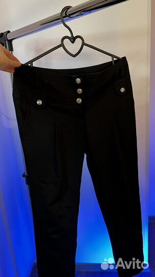 Брюки чёрные зауженные с идеальной посадкой