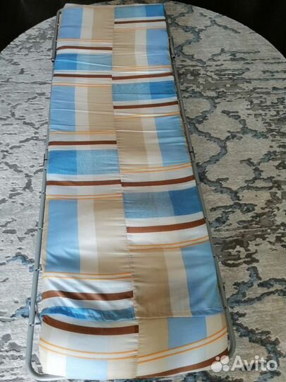 Раскладушка с матрасом бу