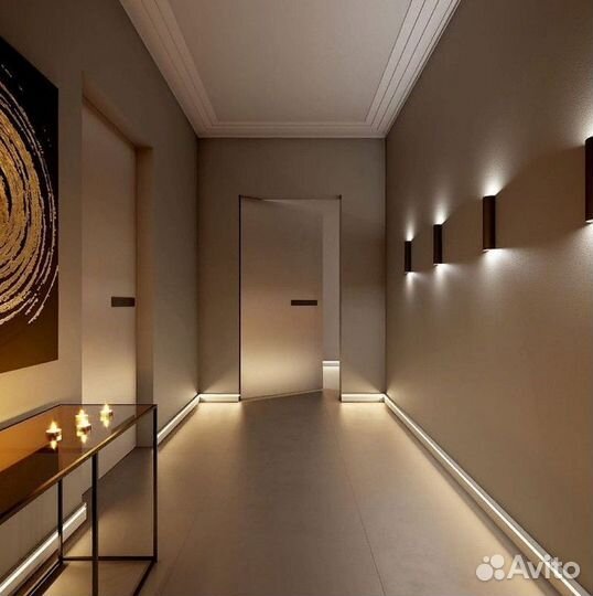 Скрытые двери межкомнатные под отделку