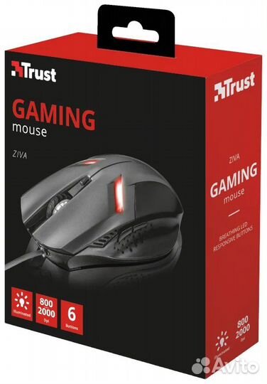 Игровая мышь Trust Ziva Gaming 21512