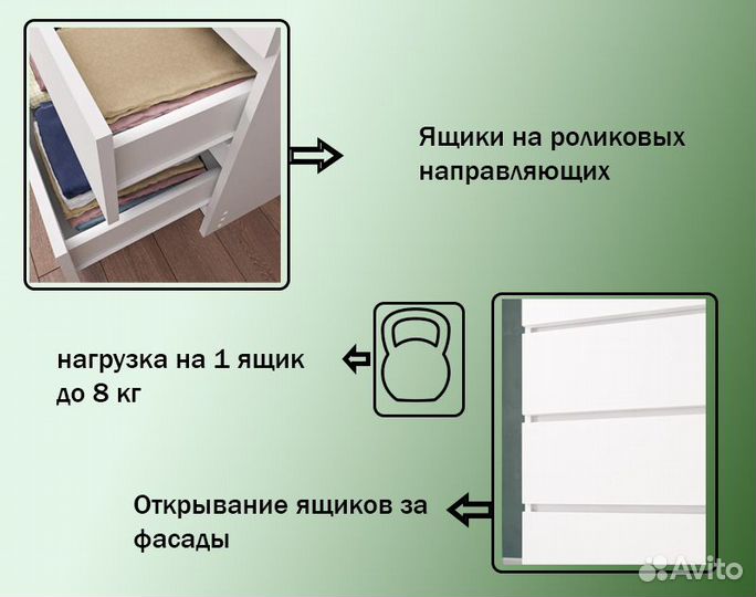 Комод белый