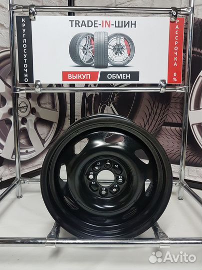 Штампованные диски R15 тзск LADA Черный