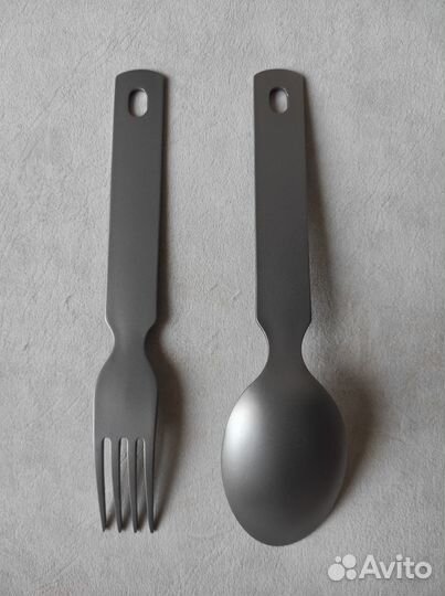 Ложка,вилка титановая