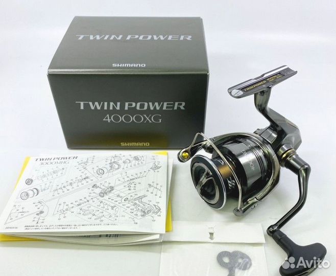 Катушка shimano (New) 24 twin power 4000XG
