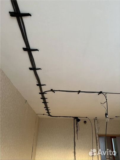 Монтаж проводки под ключ в домах