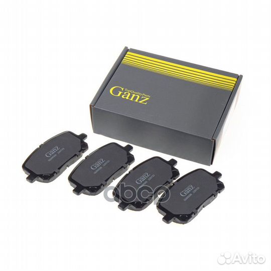 Колодки передние toyota matrix 1.8 04- ganz GIJ