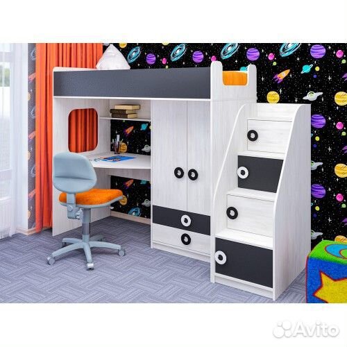 Кровать чердак