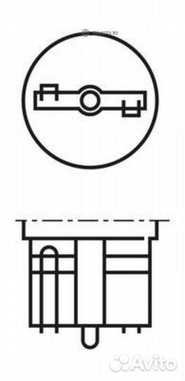 Bosch 1987301505 Лампа LED Retrofit Cool W5W 12V 1W блистер 2 шт