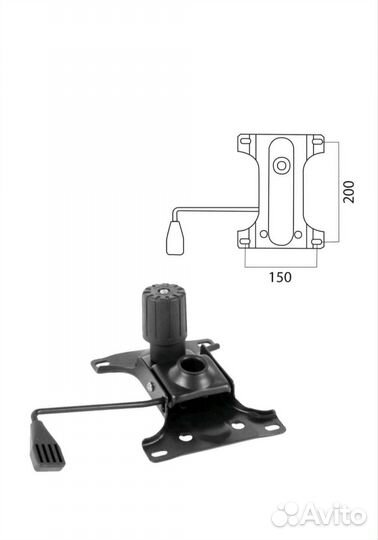 Механизм качания для кресла, 