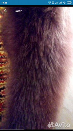 Воротник с меха песца