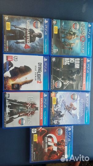 Игровая приставка ps4 с играми