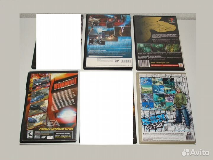 Игры диски Play Station 2