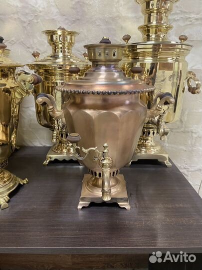 Самовары на дровах после полной рестоврации