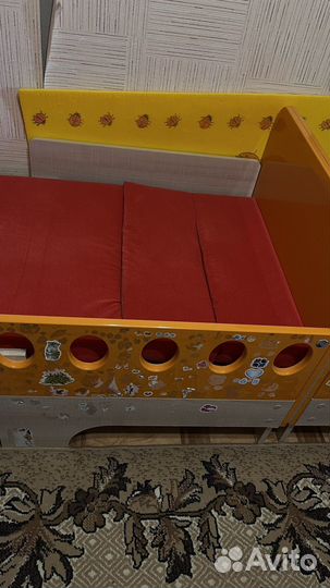 Детская кровать с матрасом бу