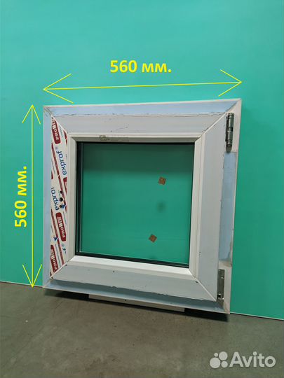 Окно 3-х камерное 560*560 мм. новое