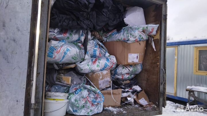 Вывоз мусора на газелью