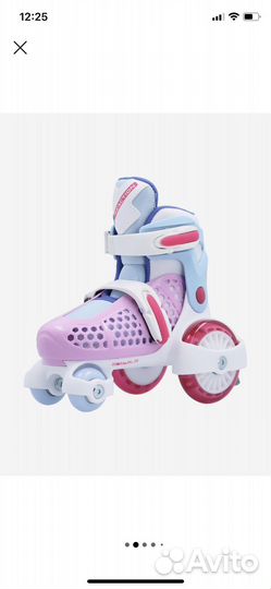 Роликовые коньки детские раздвижные