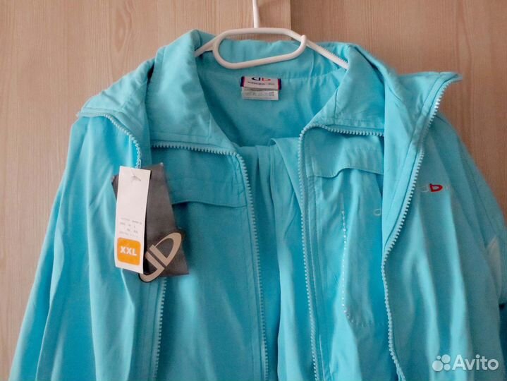 Женский спорт. костюм-тройка новый (Турция), р.46