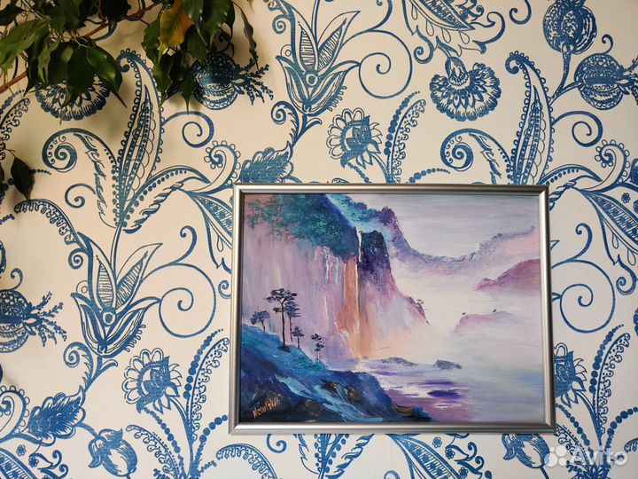 Картина маслом на холсте пейзаж