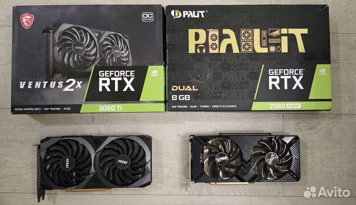 Видеокарта rtx 2060s rtx 3060 ti
