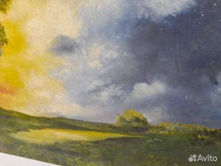 Картина маслом природа