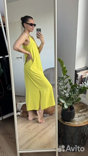 Платье летнее салатовое