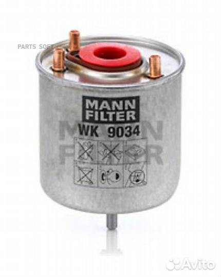 Mann-filter WK9034Z Фильтр топливный WK9034Z