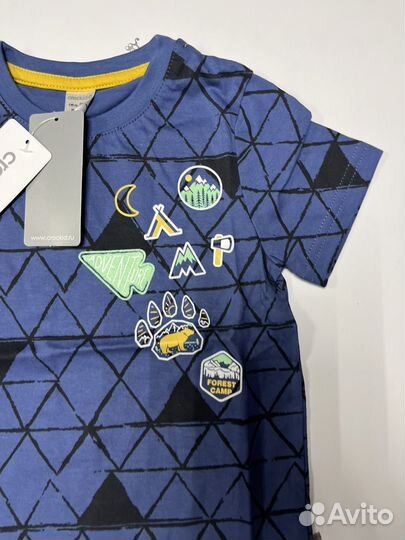 Новая футболка для мальчика Crockid 92