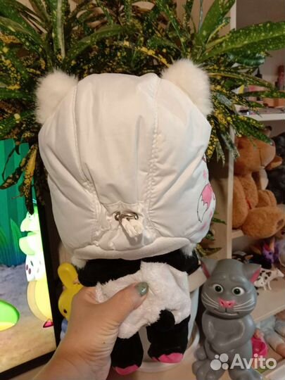 Шапка зимняя для девочки 52 новая