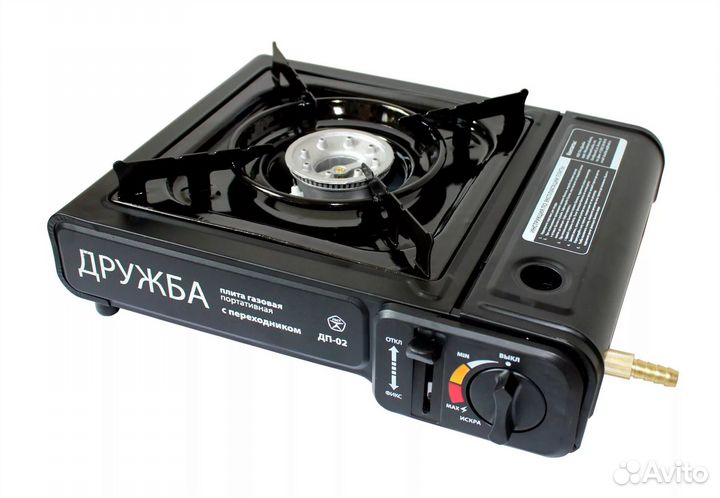 Плитка газовая Дружба с переходником