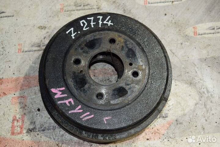 Тормозной барабан перед c Nissan Wingroad WFY11 QG