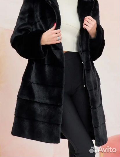 Шуба эко норка