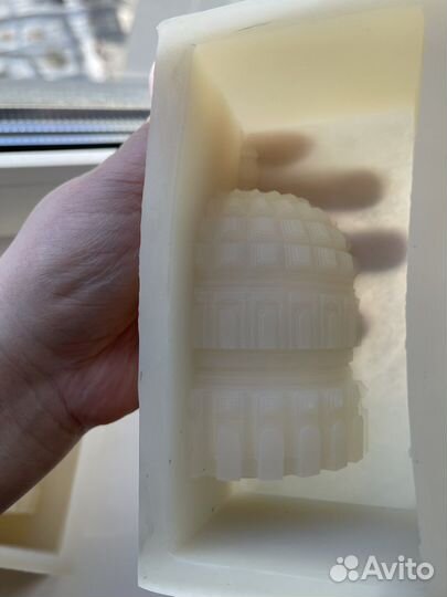 Силиконовая форма подсвечник пантеон