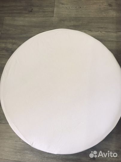Простынь на резинке на круглый матрас