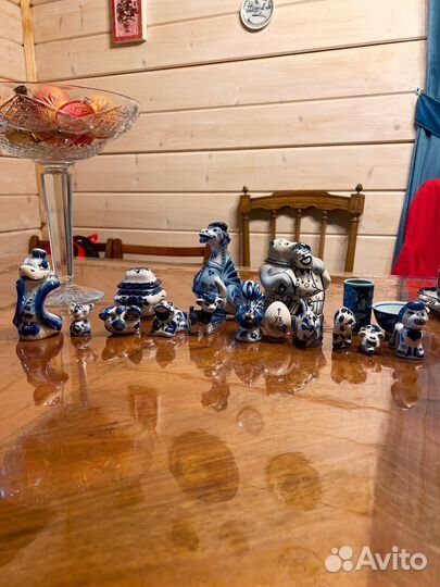 Гжелевые фигурки