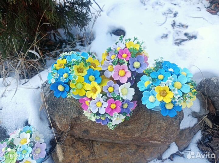 Мыло ручной работы цветы